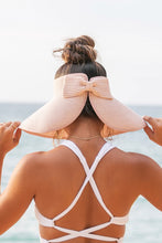 Load image into Gallery viewer, Foldable Wide Brim Bow Visor Hat