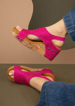 Load image into Gallery viewer, BARBARA RHINESTONE COVERED WEDGES