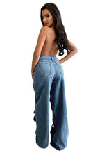 Load image into Gallery viewer, WOMEN FASHION STYLE DENIM PANTS