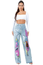 Load image into Gallery viewer, WOMEN FASHION DENIM PANTS