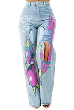 Load image into Gallery viewer, WOMEN FASHION DENIM PANTS
