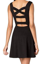 Load image into Gallery viewer, JUNIORS SLEEVELESS DRESS WITH CUT OUT BACK
