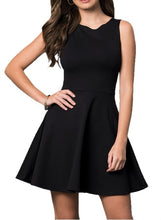 Load image into Gallery viewer, JUNIORS SLEEVELESS DRESS WITH CUT OUT BACK
