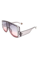 Load image into Gallery viewer, Oversize Square Fashion Shield Visor Sunglasses
