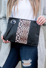 Load image into Gallery viewer, Leopard Dual Tone Clutch
