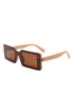 Load image into Gallery viewer, Rectangle Retro Flat Top Sunglasses
