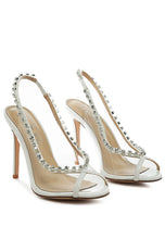 Load image into Gallery viewer, Camarine Clear Stiletto Sling-back

