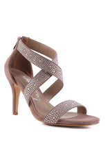 Load image into Gallery viewer, QUEEN BEE Rhinestone High Heeled Sandal
