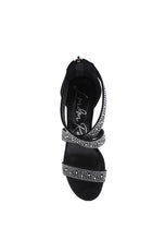 Load image into Gallery viewer, QUEEN BEE Rhinestone High Heeled Sandal
