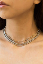 Load image into Gallery viewer, Multistrand Layered Tennis Necklace
