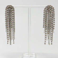 Load image into Gallery viewer, Chain And Shine Fringe Earrings
