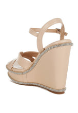 Load image into Gallery viewer, Regina Rhinestones Embellished Wedges
