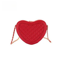 Load image into Gallery viewer, HEART SHAPED CROSSBODY BAG
