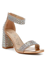 Load image into Gallery viewer, Cady Rhinestones And Sequins Block Sandals
