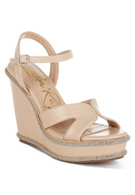 Load image into Gallery viewer, Regina Rhinestones Embellished Wedges
