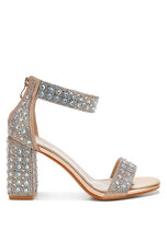 Load image into Gallery viewer, Cady Rhinestones And Sequins Block Sandals
