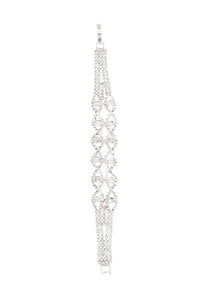 RHINESTONE TWISTED BRACELET