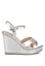 Load image into Gallery viewer, Regina Rhinestones Embellished Wedges
