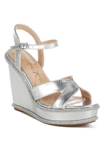 Load image into Gallery viewer, Regina Rhinestones Embellished Wedges
