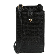Load image into Gallery viewer, Croc Alligator Crossbody Bag Cell Phone Purse
