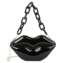 Load image into Gallery viewer, Acrylic Hard Case Lips Clutch Crossbody Bag

