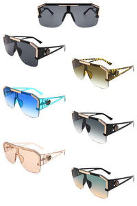 Square Oversize Retro Sunglasses