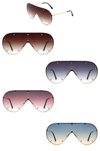 Retro Oversize Aviator Sunglasses