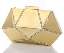 Load image into Gallery viewer, Mini Gold Clutch Purse

