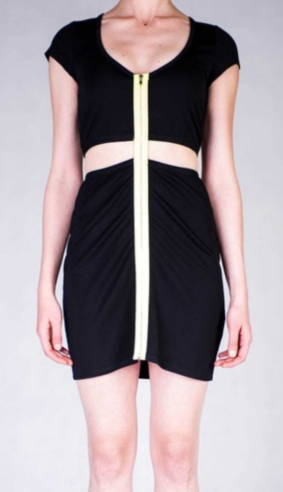 SALE Bodycon zipper dress