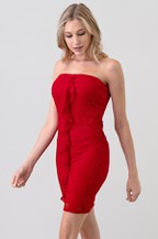 Load image into Gallery viewer, Lace Tube Top Dress  (50% Off w/Sale Code)
