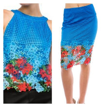 Load image into Gallery viewer, Sleeveless crochet floral print top (50% Off w/Sale Code)
