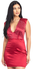 Load image into Gallery viewer, Rhinestone front dress
