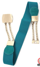 Load image into Gallery viewer, Chain buckle elastic belt
