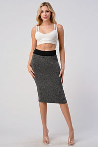 Metallic Glitter Skirt  (50% Off w/Sale Code)