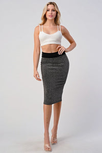 Metallic Glitter Skirt  (50% Off w/Sale Code)